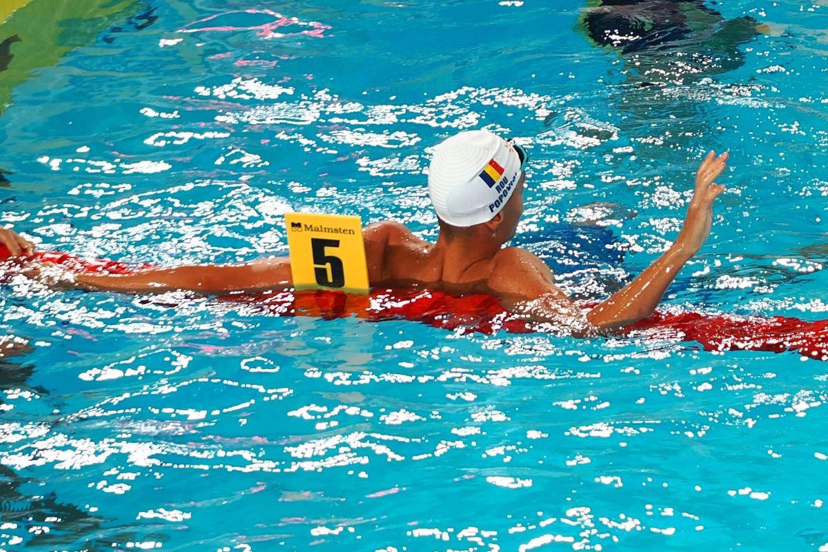 David Popovici - semifinală 100 m liber
