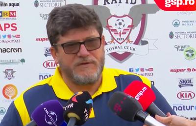 VIDEO Cristi Pustai își critică elevii, după eșecul cu Rapid: „Am avut multe ocazii, dar am primit 3 goluri”