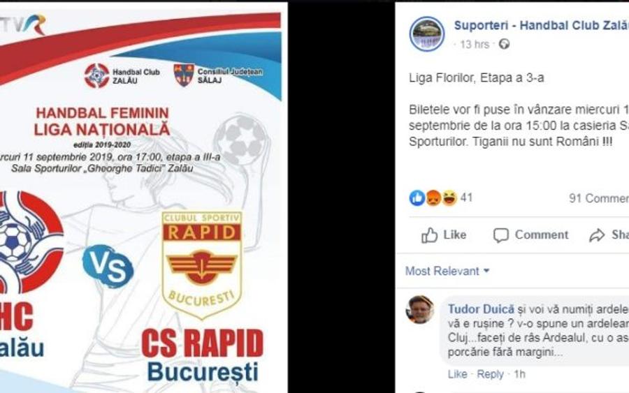 Derapaj rasist grotesc al suporterilor din Zalău » CNCD a reacționat: „E inacceptabil”