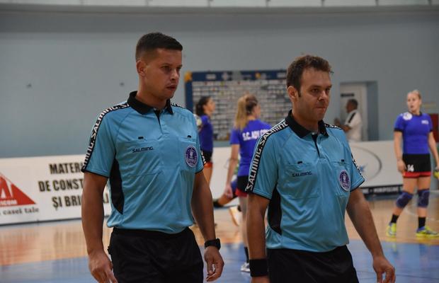Suspendare drastică în handbalul românesc! 10 etape pentru arbitrii de la meciul HC Zalău - CSM București, 25-24!
