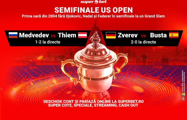 Campion în premieră la US Open. Cine e favoritul tău? Pariază la Superbet pe câștigătorul de la New York