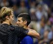Novak Djokovic - Alexander Zverev, semifinala US Open 2021
