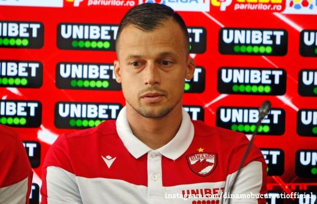 Jucătorul nou-venit la Dinamo, pregătit de marele derby cu FCSB: „Nu e nimic mai spectaculos decât să joci un astfel de meci”