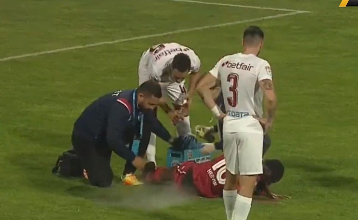FOTO FC Botoșani - CFR Cluj, fault Culio la Ongenda