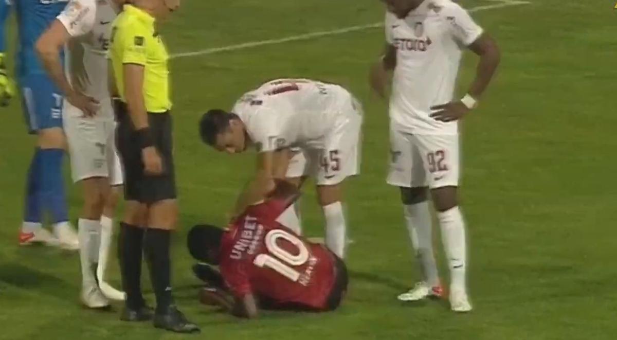 Gest golănesc al lui Juan Emmanuel Culio la revenirea la CFR Cluj » Mijlocașul, norocos că a scăpat de eliminare