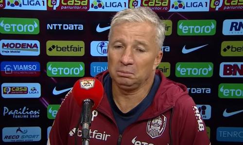 CFR Cluj a învins-o pe CS Universitatea Craiova, scor 2-0. Dan Petrescu (54 de ani), antrenorul campioanei, a lăudat jocul oltenilor.