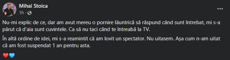 Replica lui MM Stoica, după ce Săpunaru l-a numit „valet de la palat”: „Să știi că n-am uitat”