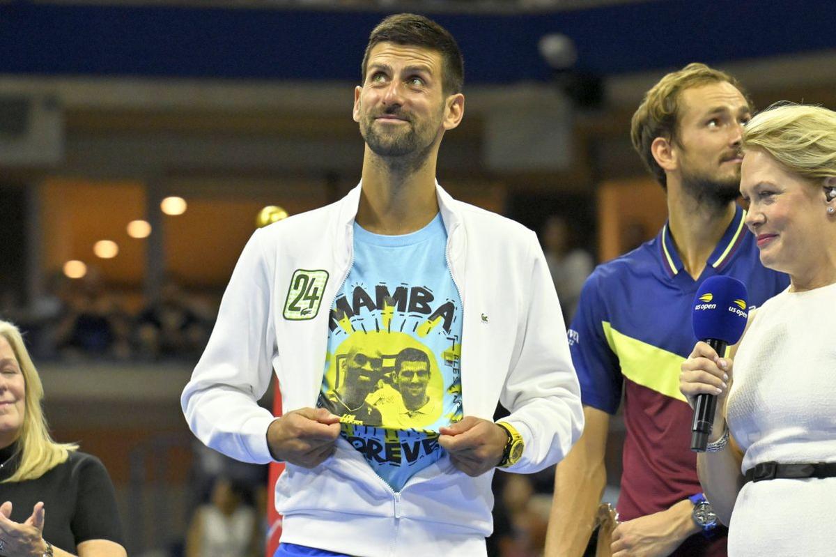 Novak Djokovic i-a dedicat victoria de la US Open lui Kobe Bryant