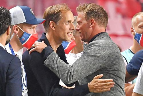 Julian Nagelsmann (dreapta), favorit să preia naţionala Germaniei. Foto: Imago Images