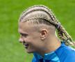 A văzut la Pușcaș? :) Cu ce look s-a afișat Haaland la antrenamentele Norvegiei