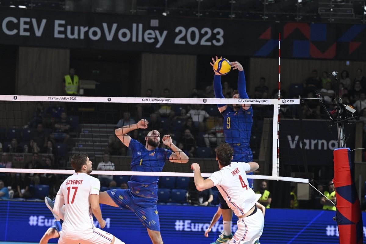 Concluziile „tricolorilor” după înfrângerea cu Franța din sferturile Euro 2023 de volei: „Plecăm cu capul sus!”