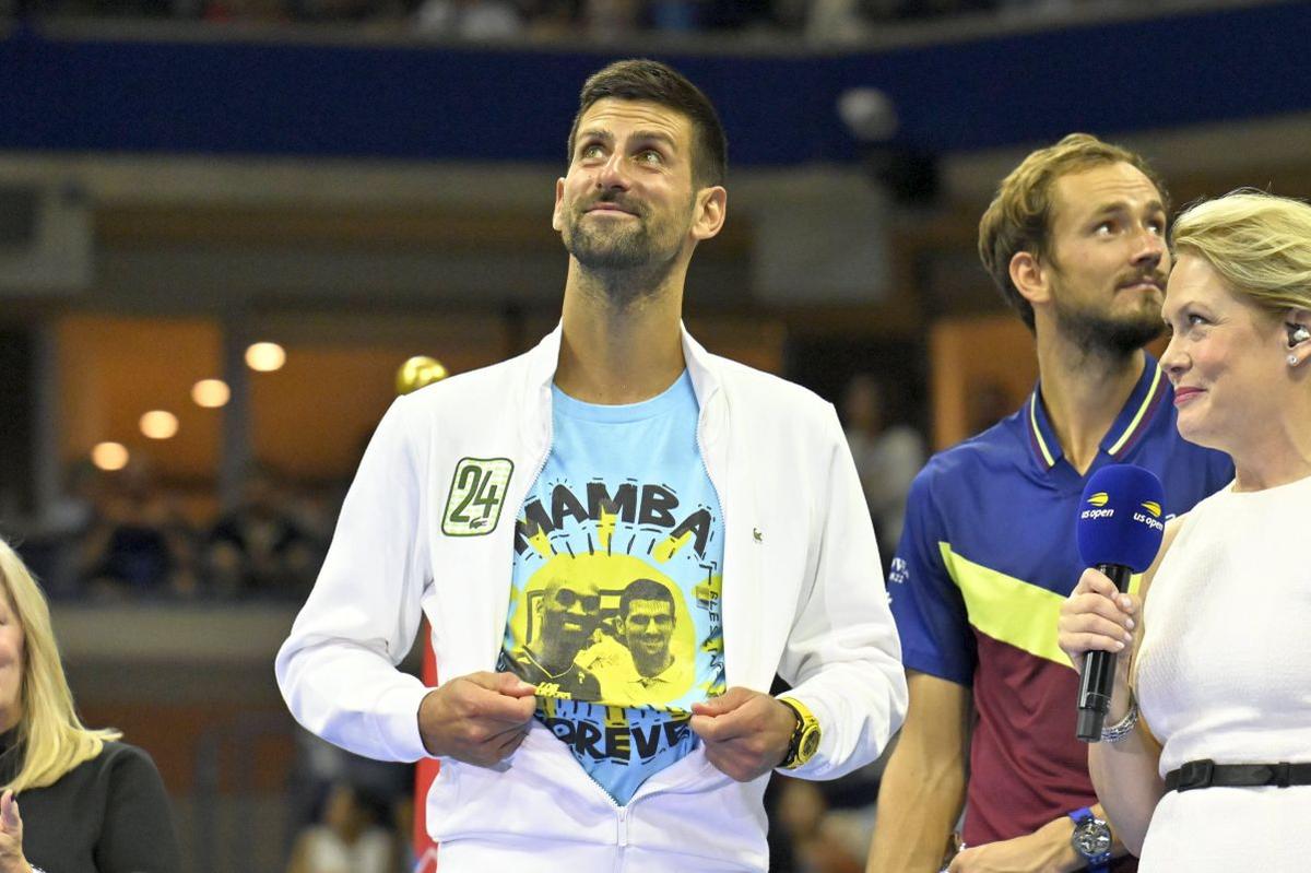 Novak Djokovic i-a dedicat victoria de la US Open lui Kobe Bryant