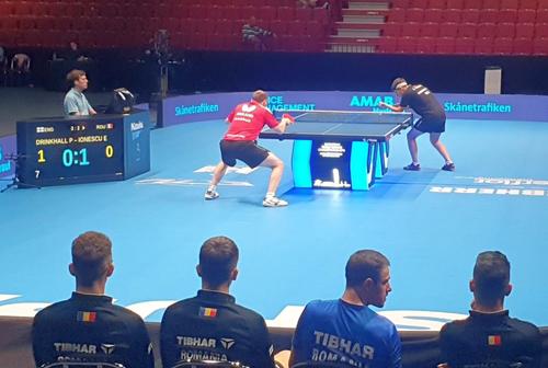 Reprezentativa masculină de tenis de masă a pierdut, luni, meciul de debut de la Campionatele Europen din Suedia / Sursă foto: Federația Română de Tenis de Masă