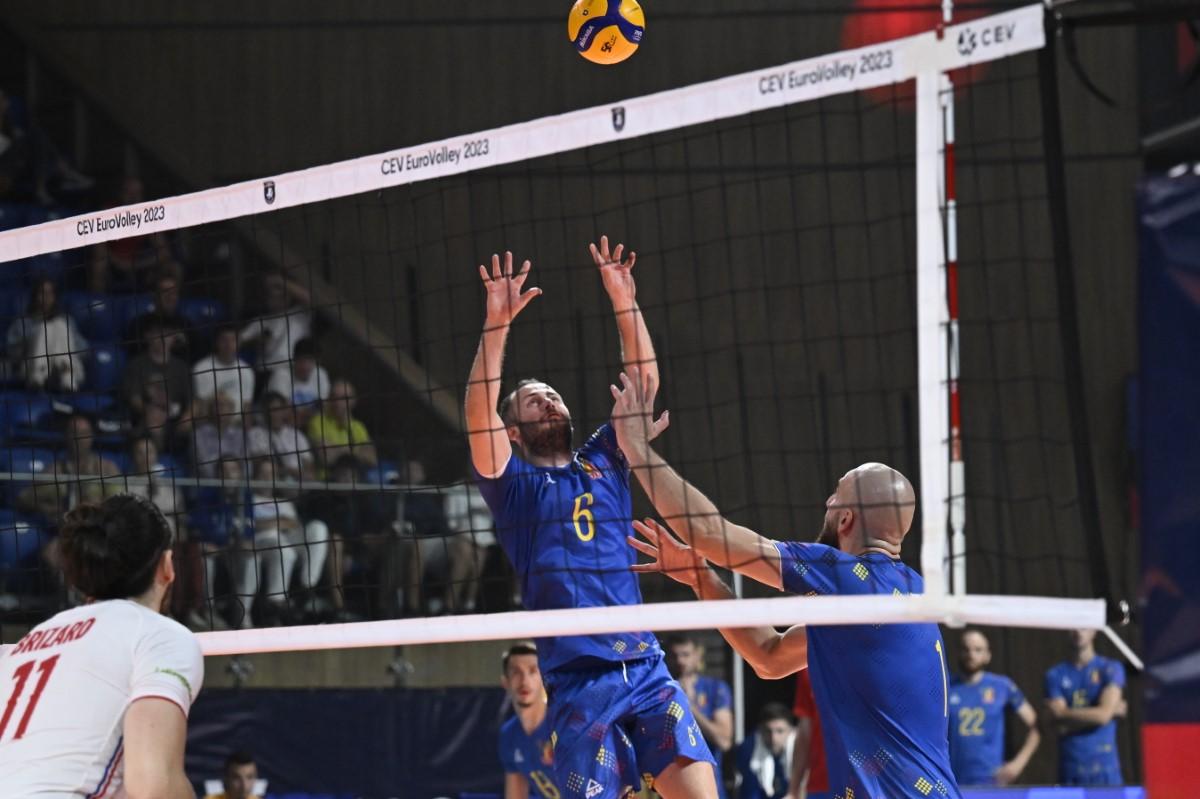 Concluziile „tricolorilor” după înfrângerea cu Franța din sferturile Euro 2023 de volei: „Plecăm cu capul sus!”