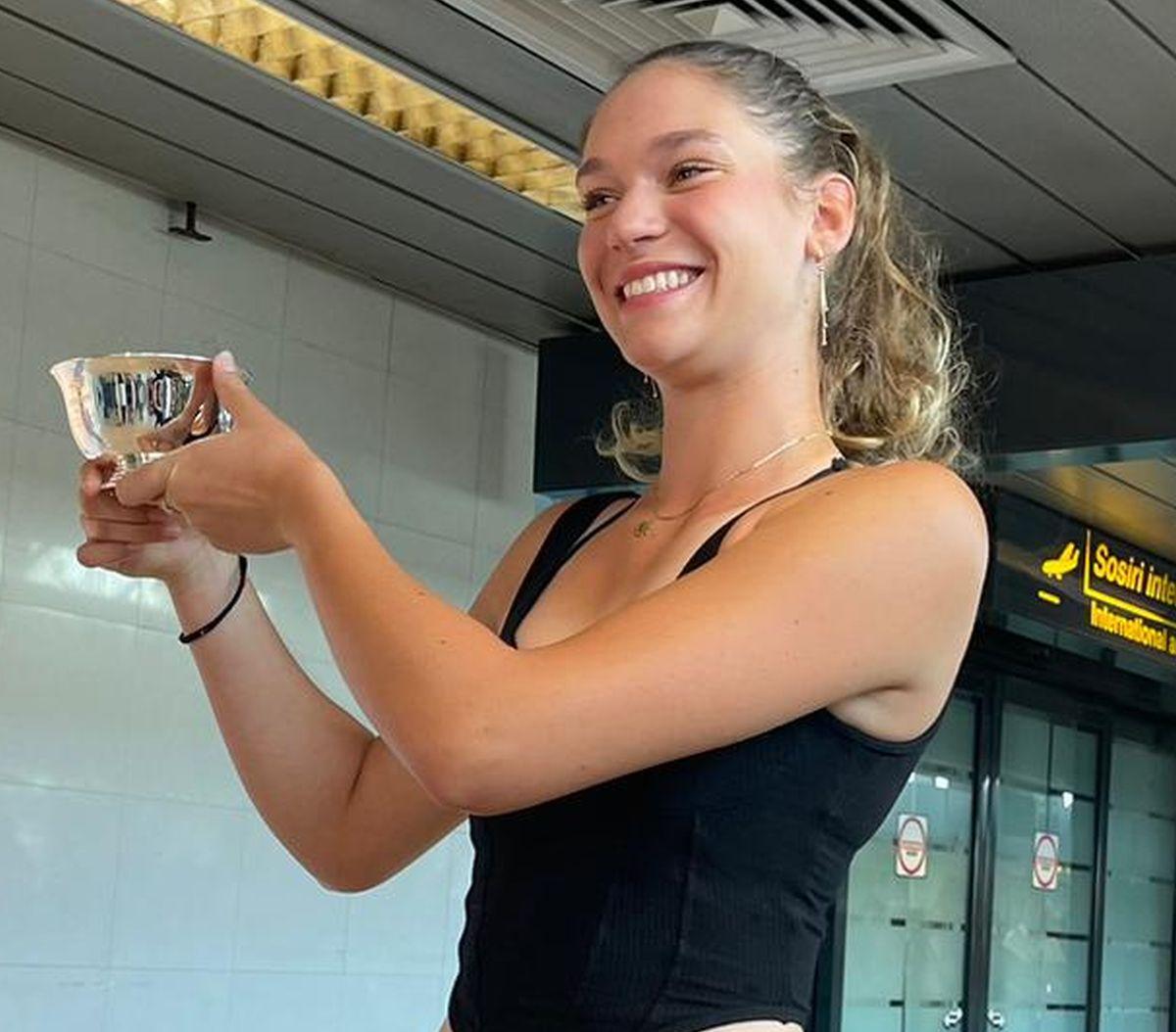Campioană la US Open, Mara Gae a produs o impresie pe măsură și la revenirea în țară: „De 12 ani muncesc...” » Cine o inspiră și ce surpriză i-a pregătit tatăl ei