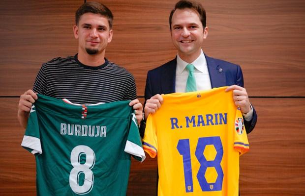 Răzvan Marin, vizită la Minister! Cine l-a întâmpinat pe mijlocaș: „Este jucătorul meu preferat”