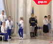 Sabrina Voinea, decorată de președintele Klaus Iohannis / Foto: TVR