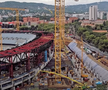 Imagini de la reconstrucția stadionului Camp Nou / Foto: SportsRender (capturi de ecran YouTube)