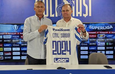 Emil Săndoi a intrat în pâine la Politehnica Iași: „Am făcut alegerea cea mai bună” » Mesajul legendei din Bănie înaintea meciului cu Craiova
