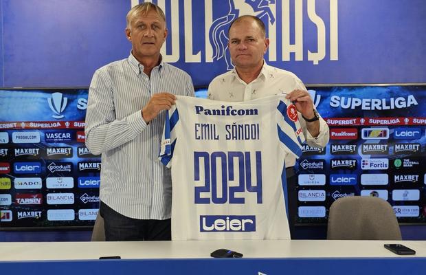 Emil Săndoi a intrat în pâine la Politehnica Iași: „Am făcut alegerea cea mai bună” » Mesajul legendei din Bănie înaintea meciului cu Craiova