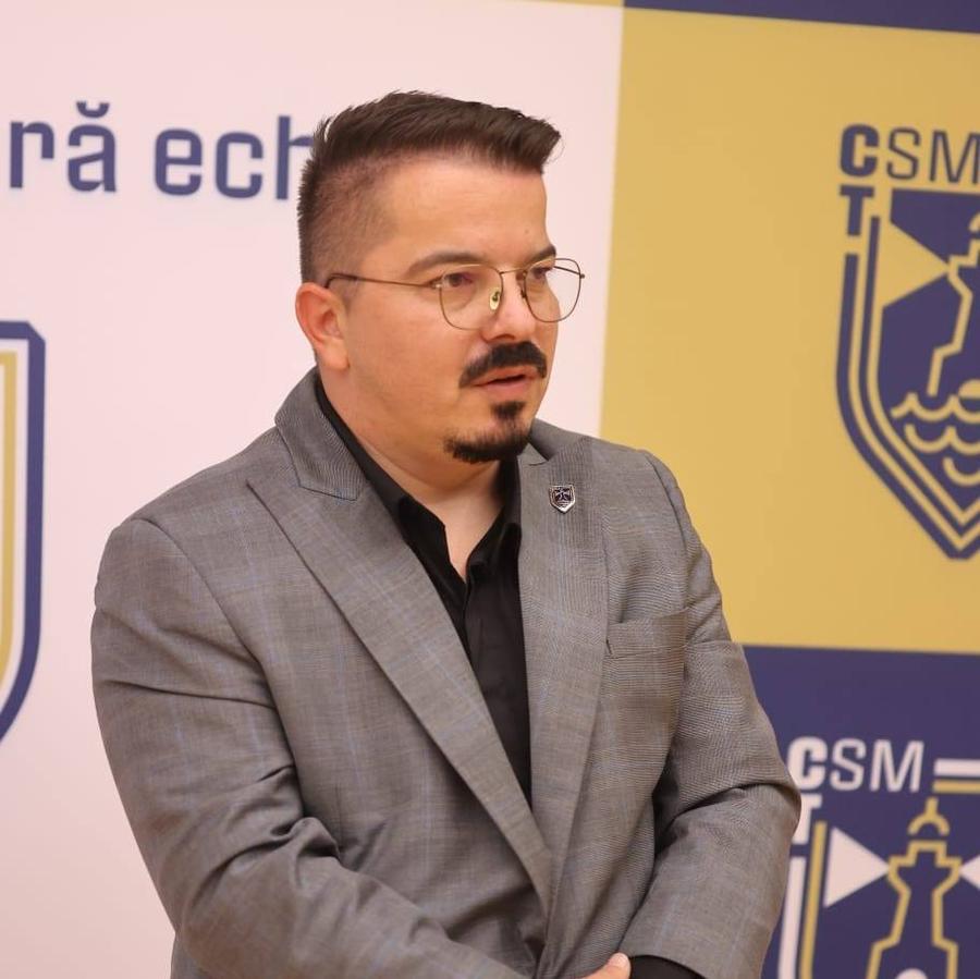 Andrei Talpeș, șeful CSM Constanța, n-a putut răspunde pe ce loc au terminat formațiile de juniori ale clubului în 2022/2023 Scandal imens cu titlul și Cupa din campionatul trecut, totul se decide la TAS: „Sezonul a fost compromis, federația va trebui să achite compensații”