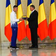 David Popovici și Klaus Johannis FOTO Roxana Fleșeru