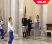 Sabrina Voinea, decorată de președintele Klaus Iohannis / Foto: TVR