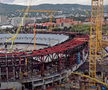 Imagini de la reconstrucția stadionului Camp Nou / Foto: SportsRender (capturi de ecran YouTube)