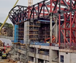 Imagini de la reconstrucția stadionului Camp Nou / Foto: SportsRender (capturi de ecran YouTube)