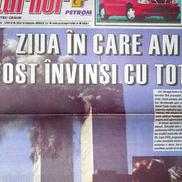 Coperta Gazetei Sporturilor din 12 septembrie 2001