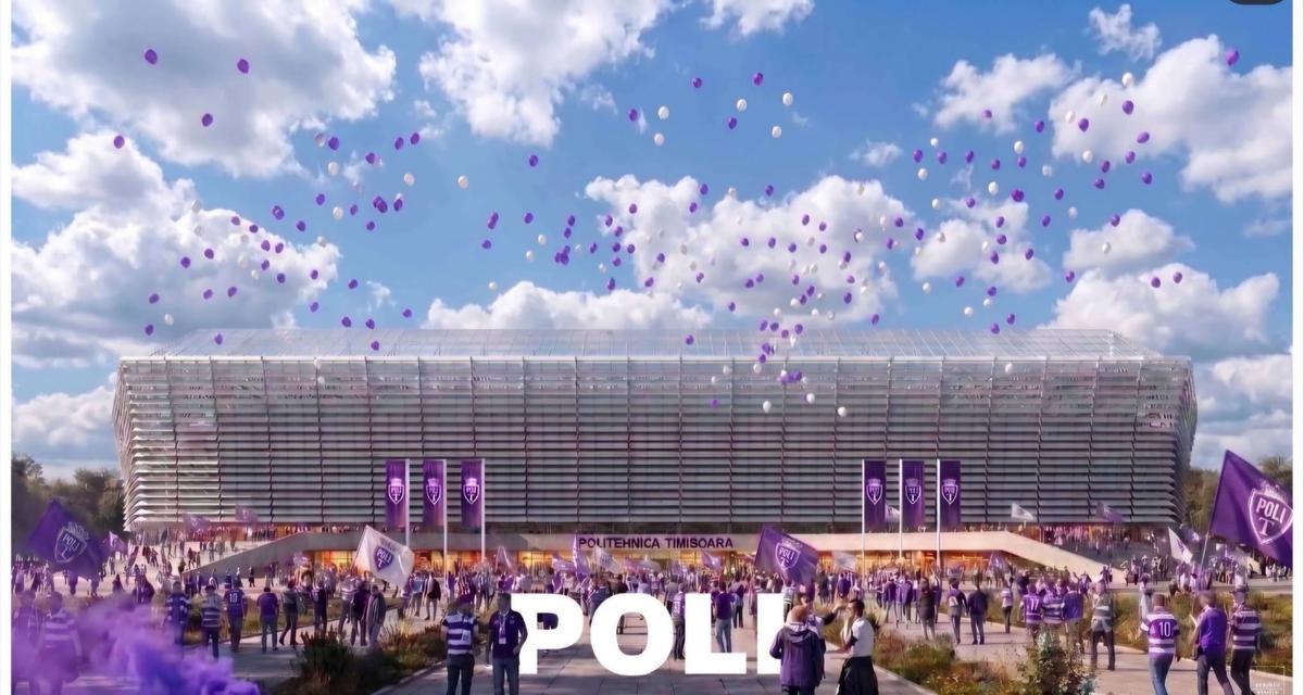 Așa va arăta noul stadion „Dan Păltinișanu” din Timișoara
