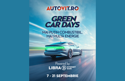 Cererea pentru mașini electrice și hibride crește cu 45%: Autovit.ro lansează Green Car Days și aduce într-un singur loc peste 500 de oferte