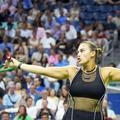 Aryna Sabalenka în acțiune în semifinale la New York, FOTO Imago Images