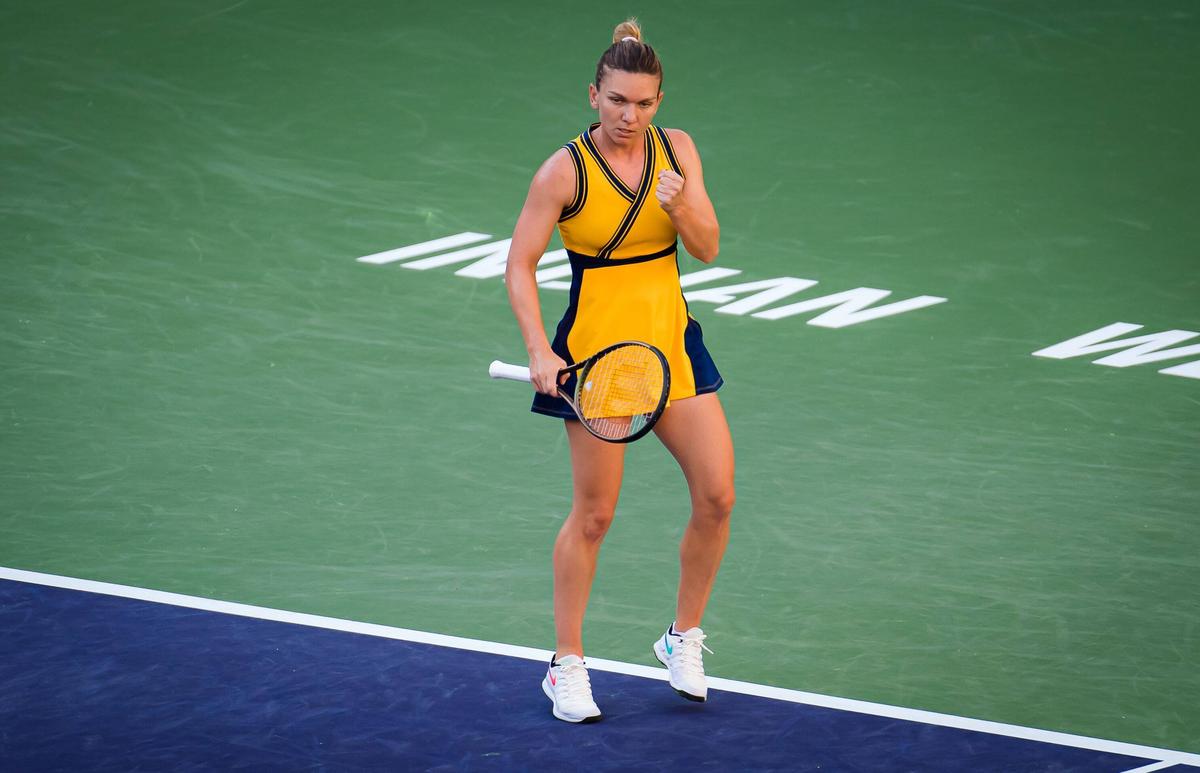 Simona Halep - Aliaksandra Sasnovich // Indian Wells
