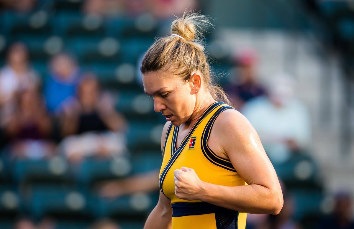 „Dai ca disperata!” » Simona Halep a cedat nervos în timpul meciului cu Aliaksandra Sasnovich