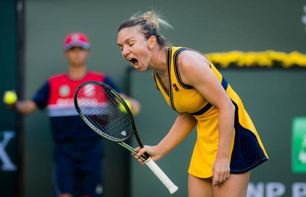 „Dai ca disperata!” » Simona Halep a cedat nervos în timpul meciului cu Aliaksandra Sasnovich