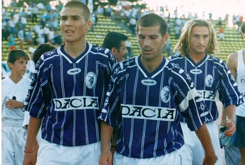 Mutu și Jean Barbu la FC Argeș. Foto: Facebook / Marian Jilăveanu