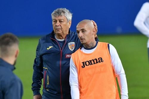 Alexandru Mitriță, alături de selecționerul Mircea Lucescu // Foto: Cristi Preda, GSP.ro