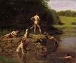 Thomas Eakins, carieră conturată de canotaj, lupte și înot