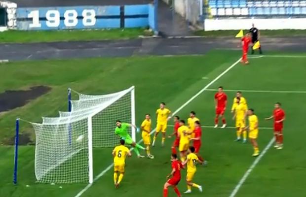 România U21 a primit gol din corner! Reușită incredibilă în preliminariile EURO