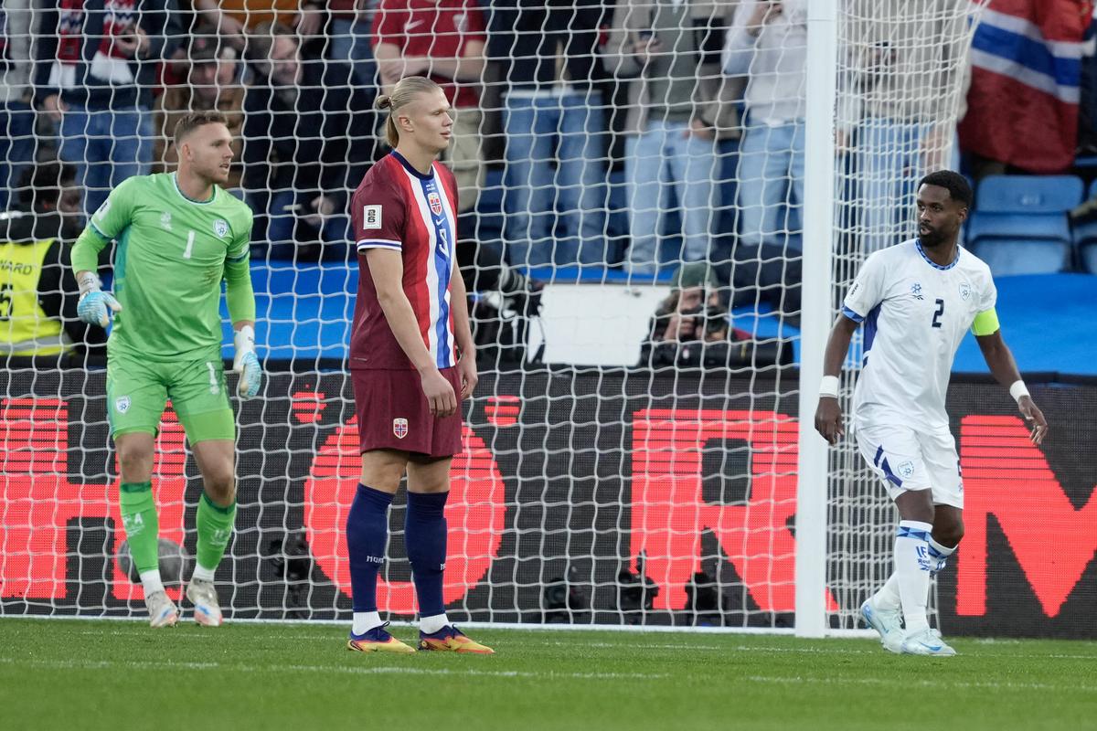 Fază rară: Erling Haaland a ratat două penalty-uri în Norvegia - Israel!