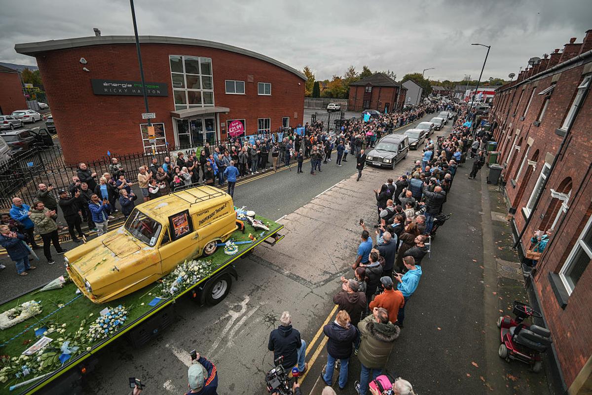 Cortegiul funerar al lui Ricky Hatton
