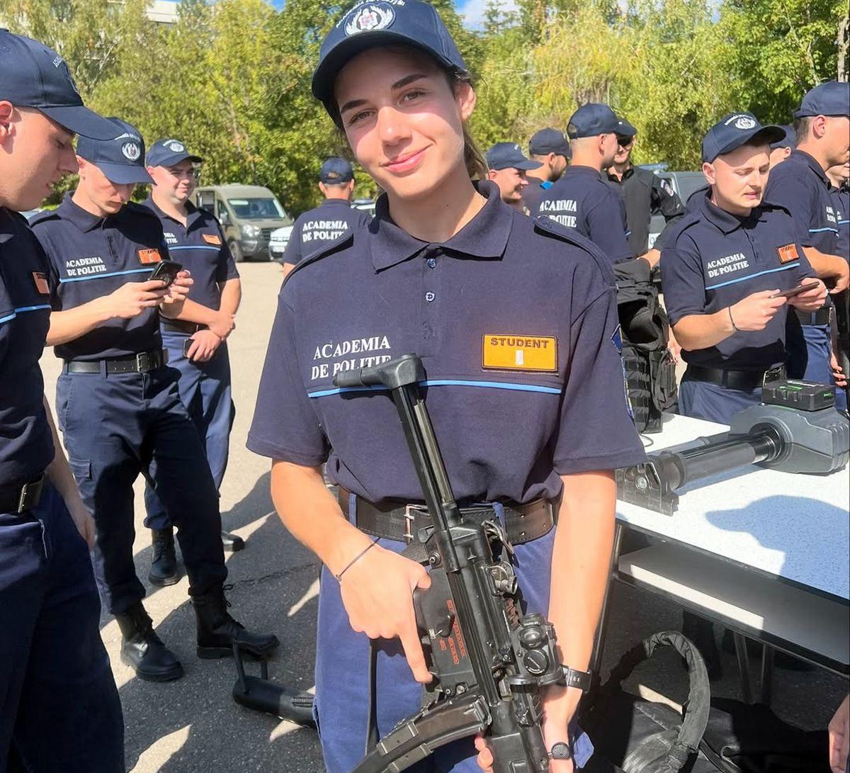 Ana Maria Lopătaru și noua ei viață: de pe semicerc la Academia de Poliție, de la handbal la lege și ordine