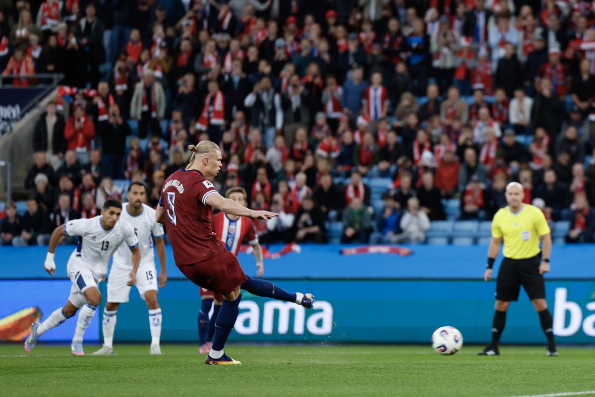 Erling Haaland a ratat două penalty-uri în Norvegia - Israel