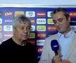 Momentul în care Mircea Lucescu își pierde controlul și trece la jigniri / FOTO: Capturi @digisport.ro