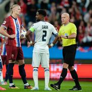 Erling Haaland a ratat două penalty-uri în Norvegia - Israel. FOTO: Imago Images