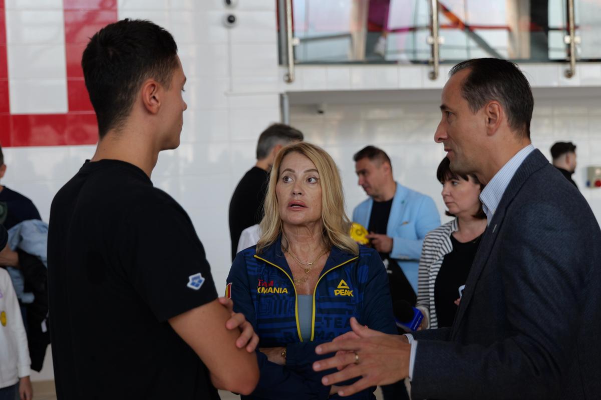 Nadia Comăneci a vizitat Complexul Sportiv Dinamo / Foto: Andrei Furnigă GSP
