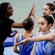 Simone Biles  la întâlnireamicile gimnaste din Argentina FOTO Guliver/GettyImages