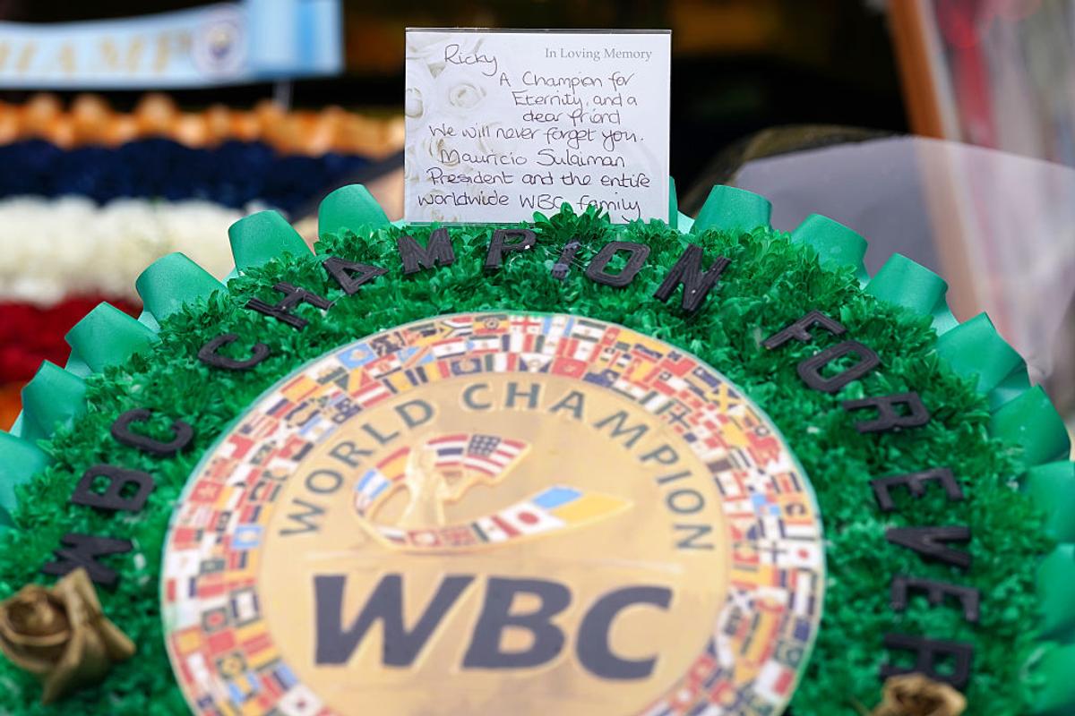 Cortegiul funerar al lui Ricky Hatton