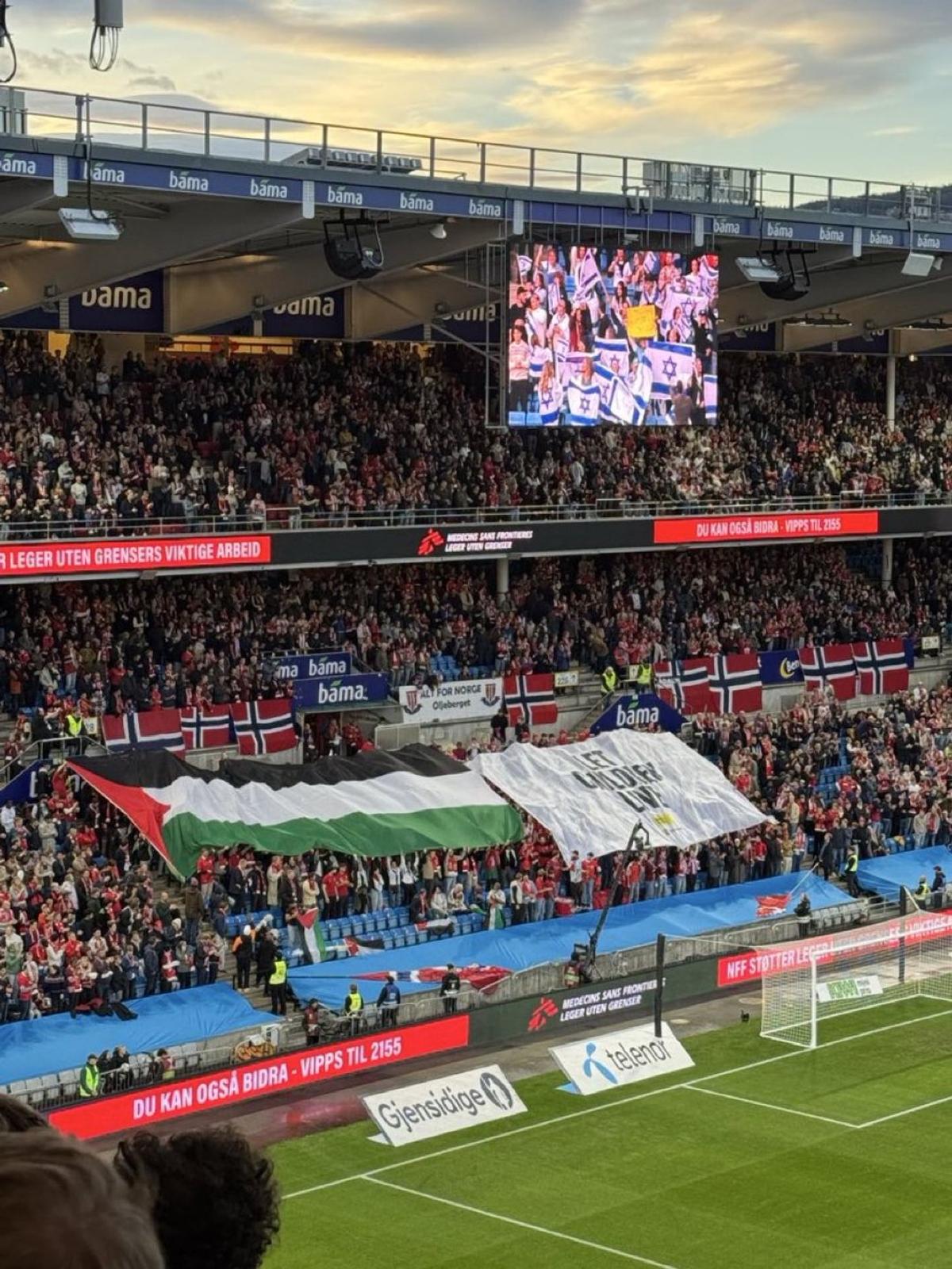 Incidente în afara stadionului, recital Haaland pe gazon la Norvegia - Israel